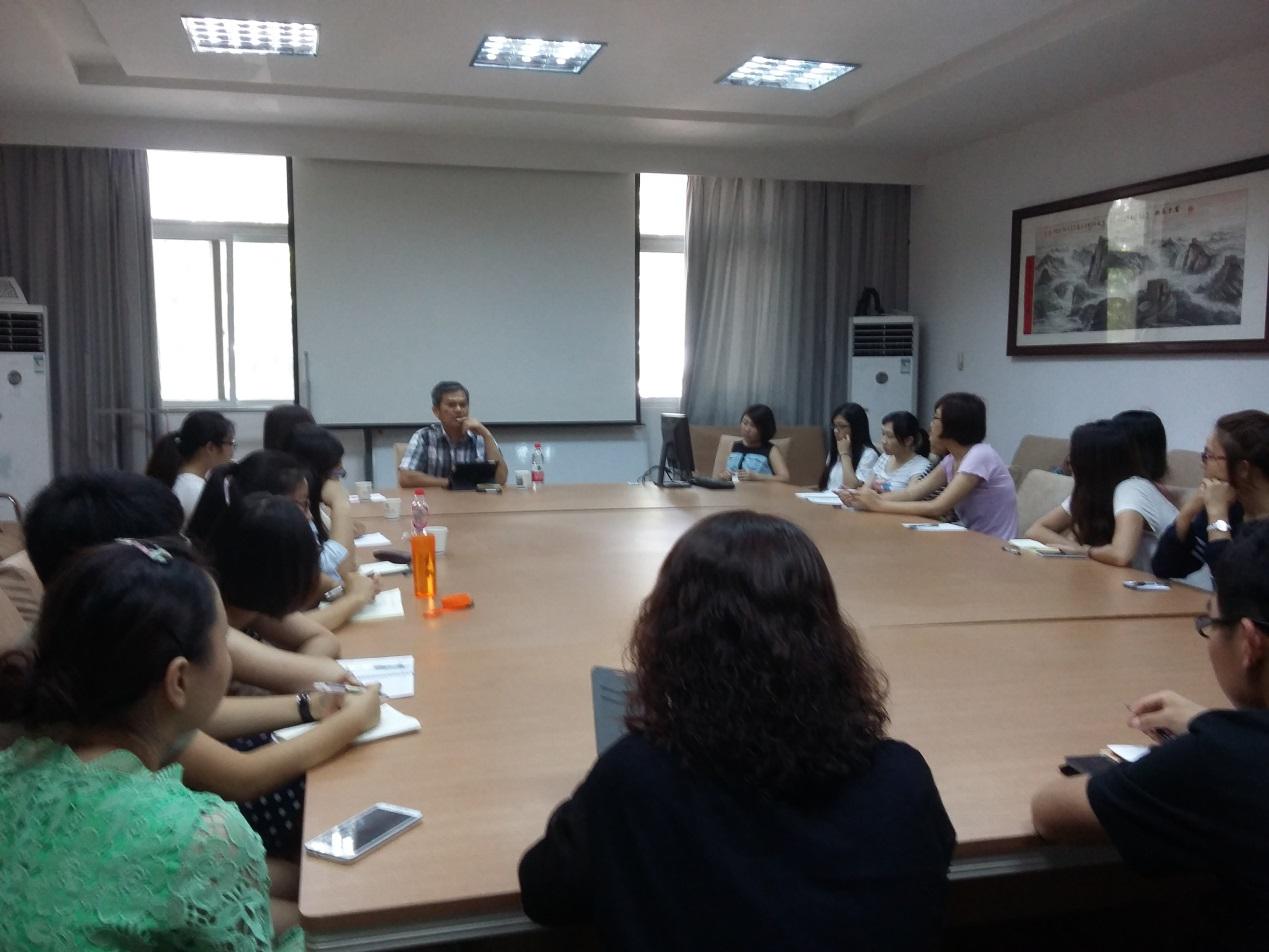 美俄勒冈州立大学伍国文教授来公司进行学术交流