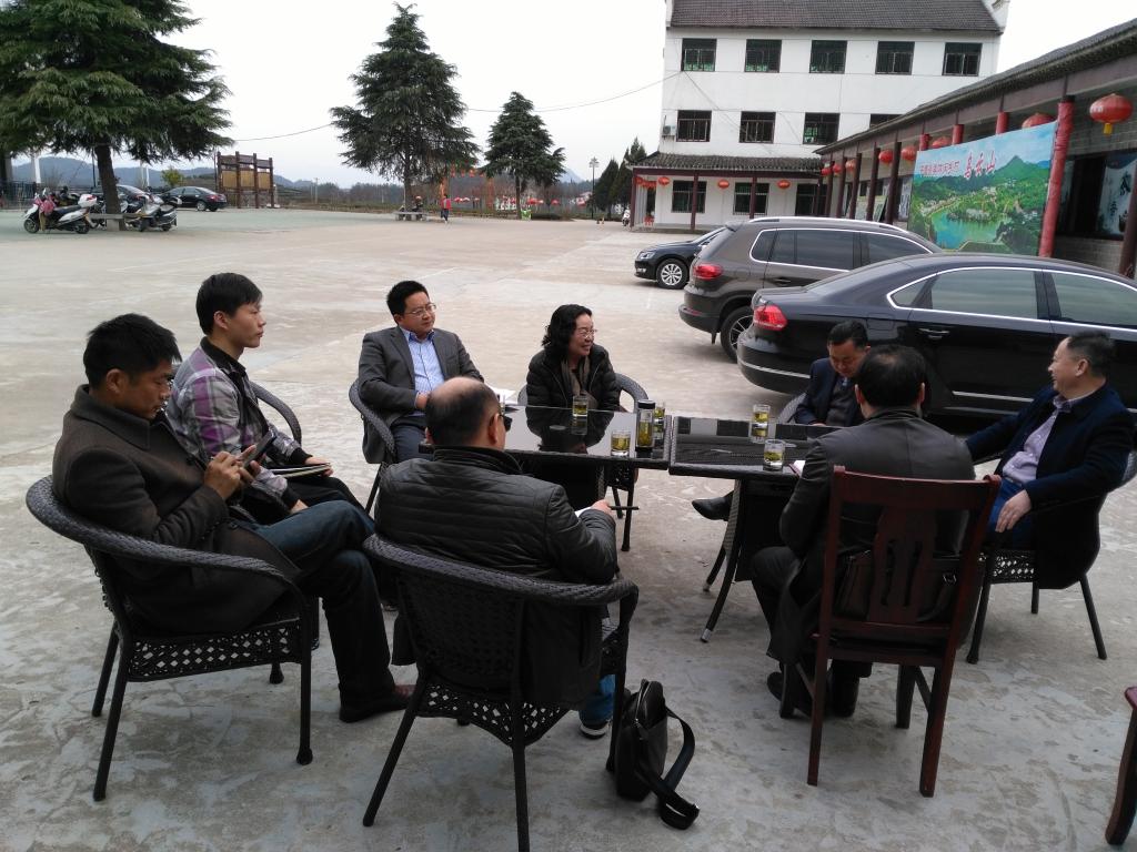 公司“理论热点面对面”专家组赴乌云山村调研
